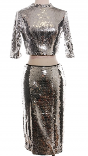 2 Piece Sequin Set