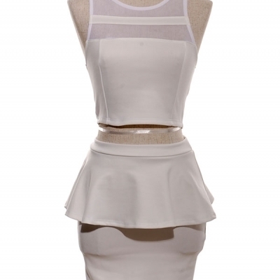 2 piece peplum set