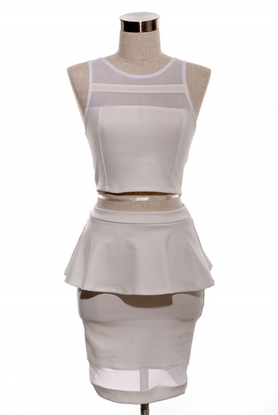 2 Piece Peplum Set
