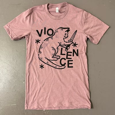 VIOLENT CAT T-Shirt  (ORCHID)