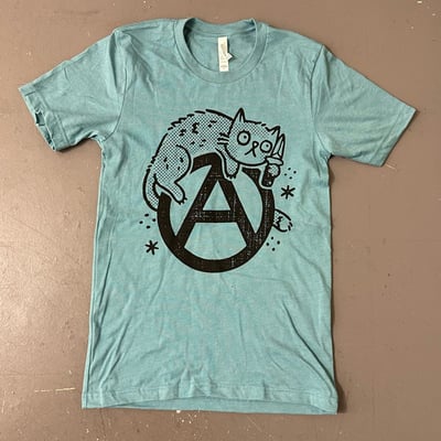 (A) CAT T-Shirt  (BLUE)