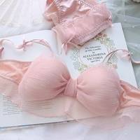 Sweet Bow Mesh Bra + Panties Set - Thumbnail 2
