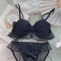 Sweet Bow Mesh Bra + Panties Set - Thumbnail 4