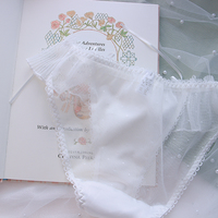 Sweet Bow Mesh Bra + Panties Set - Thumbnail 9