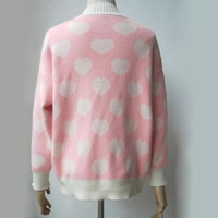 Sweet Heart Print Button Cardigan  - Thumbnail 4