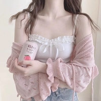 Sweet Blue Ruched Crop Top - Thumbnail 6