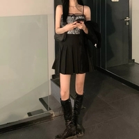 Black Lace Backless Patchwork Camisole  - Thumbnail 8