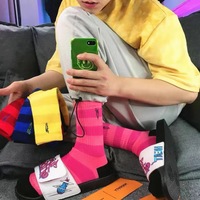 Free Shipping-CARROT STRIPED SOCKS - Thumbnail 3