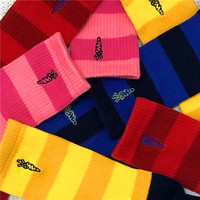 Free Shipping-CARROT STRIPED SOCKS - Thumbnail 6