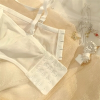 Floral Lace Embroidery Corset Top - Thumbnail 4