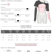 2PCS Sweet Pink Irregular Wrap Off Shoulder Short Sleeve Shirt  - Thumbnail 6