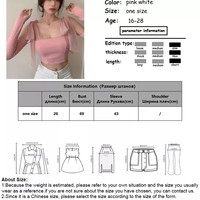 Sweet Pink Bow Knit Long Sleeve Crop Top - Thumbnail 5