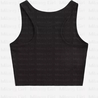 Cat Print Tank Top - Thumbnail 2