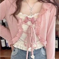 Sweet Bow Ruffle Tank Top - Thumbnail 6