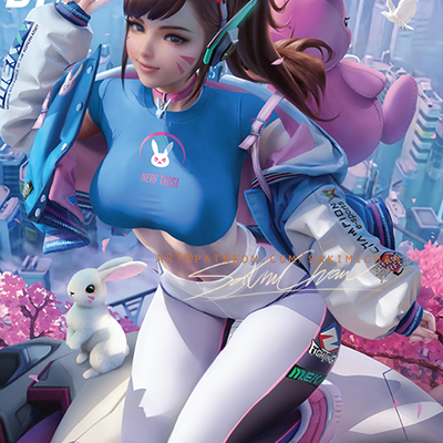 Bunny dva new year poster #465