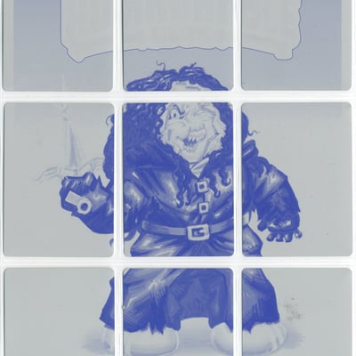 Mel lignant / grumpy gabe 9 plate puzzle sets