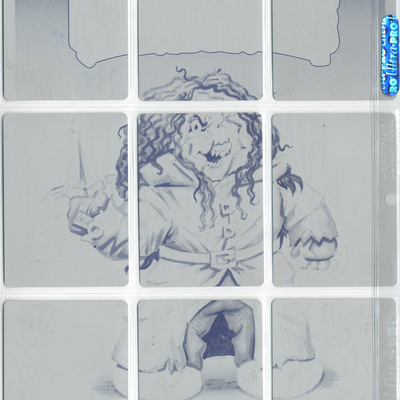 Mel lignant / grumpy gabe 9 plate puzzle sets
