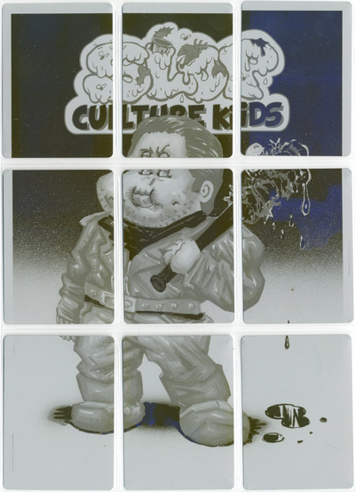 Naughty NEGAN / Eeny Meeny Miny MOE 9 Plate Puzzle Sets