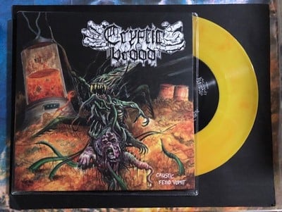CRYPTIC BROOD - Caustic Fetid Vomit (7 Inch)