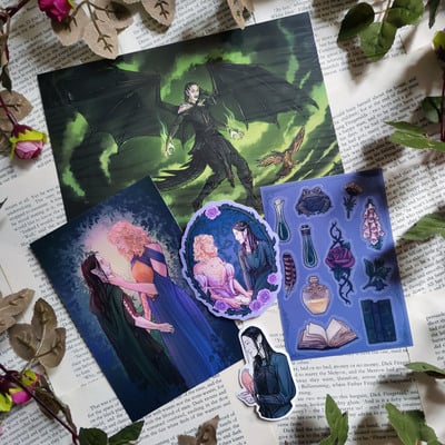 Malice stickers & prints