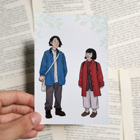 Koisenu Futari sticker & miniprint - Thumbnail 2