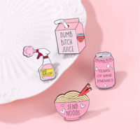 SEND NOODS PINS ( Set / 4 pcs )  - Thumbnail 2