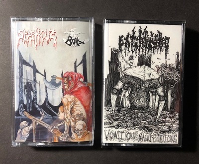 Caligari x 2 - EXTINGUISHED / SPASTICUS - BOIA (split) 