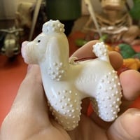 Vintage Blow Mold Poodle - Thumbnail 1
