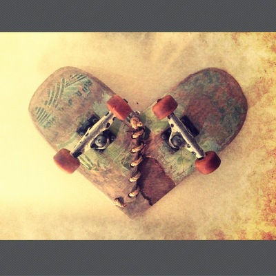Skateboard Heart Original
