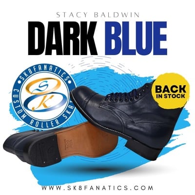 Stacy baldwin “navy blue” madison boot - Thumbnail 4