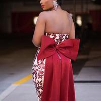 Plus Size Arabic Aso Ebi Sparkly Lace Mermaid Prom Dresses Sweetheart Detachable Train Evening Formal Party Second Reception Gowns Dress - Thumbnail 1