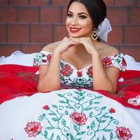 Elegant Off The Shoulder Lace Wedding Dresses Satin Embroidery Beaded Layered RufflesBall Gowns Sweep Train Bridal Dresses - Thumbnail 1