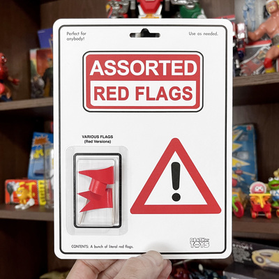 Assorted red flags