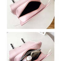 Japanese School Girl College Student Sweet Angel Heart Tiny Wings Messenger Bag Backpack - Thumbnail 8