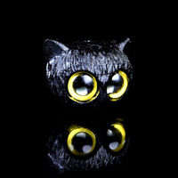 Charcoal-burned cat paw bodhi root bracelet - Thumbnail 2