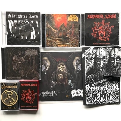 Distro cd/tape/zine/7"