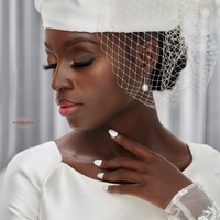 Unique Mermaid Long Sleeve Lace Wedding Dress Bridal Gowns - Thumbnail 1