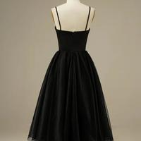 Simple Sweetheart Tulle Short Prom Dress - Thumbnail 2