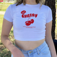 CHERRY CROP TOP - Thumbnail 1