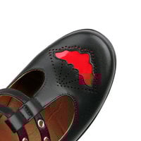 Bat Pattent Strappy Platform Mary Janes Shoes  - 2colors - Thumbnail 5