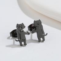 Thumbs Up Cat Earrings - Thumbnail 2