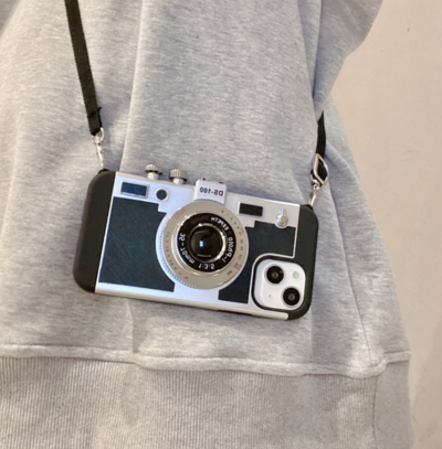 Free Shipping-RETRO CAMERA PHONE CASE