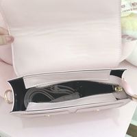 Japanese School Girl College Student Matte Pastel Pink Blue Black Brown Messenger Bag - Thumbnail 5