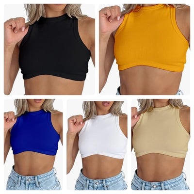 Tank knit top-td - Thumbnail 3