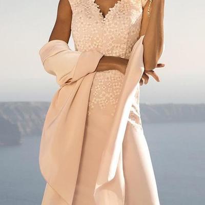 Sheath lace mini short mother of bride dress evening dress