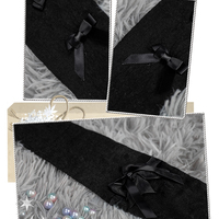 Classic Ribbon Bow Lace Princess Black & White Stockings Pantyhose Garment - Thumbnail 6