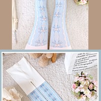 Stars & Moon Sweet Bow Pastel Color Princess Stockings Pantyhose Garment - Thumbnail 6