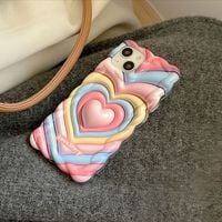 Love Heart Rainbow Phone Case For iPhone (iPhone11-iPhone14) - Thumbnail 4