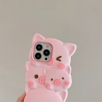 Kawaii Pig Phone Case For iPhone (iPhone11-iPhone14) - Thumbnail 4