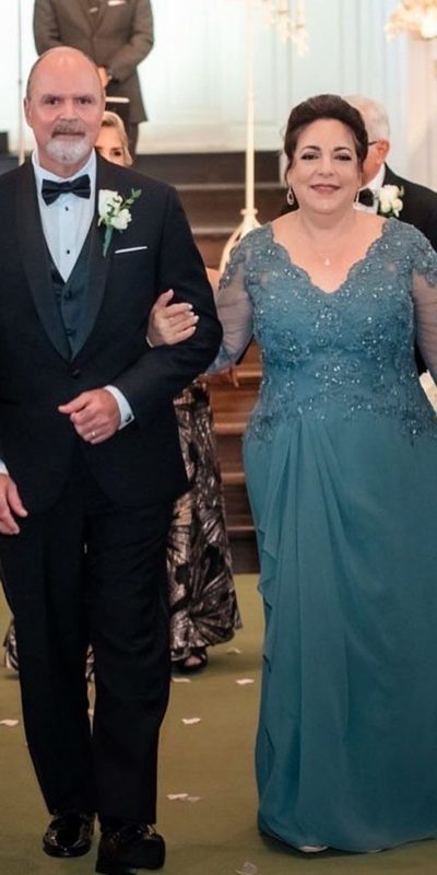 Elegant Sheath Blue Lace Plus Size Mother of Bride and Groom Dress Evening Dress